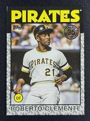 Roberto Clemente [Platinum] #86B-61 Baseball Cards 2021 Topps 1986 35th Anniversary Prices