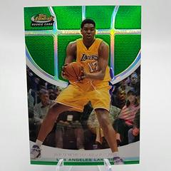 Andrew Bynum [Green Refractor] Basketball Cards 2005 Finest Prices