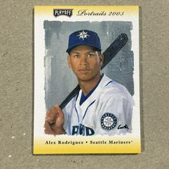 Alex Rodriguez [Materials Gold] #139 Baseball Cards 2003 Playoff Portraits Prices
