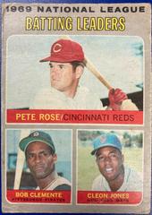 NL Batting Leaders [Rose/Clemente/Jones] #61 Baseball Cards 1970 O Pee Chee Prices