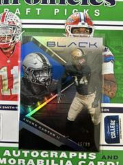 Andre Carter II [Blue] Football Cards 2023 Panini Chronicles Draft Picks Black Prices