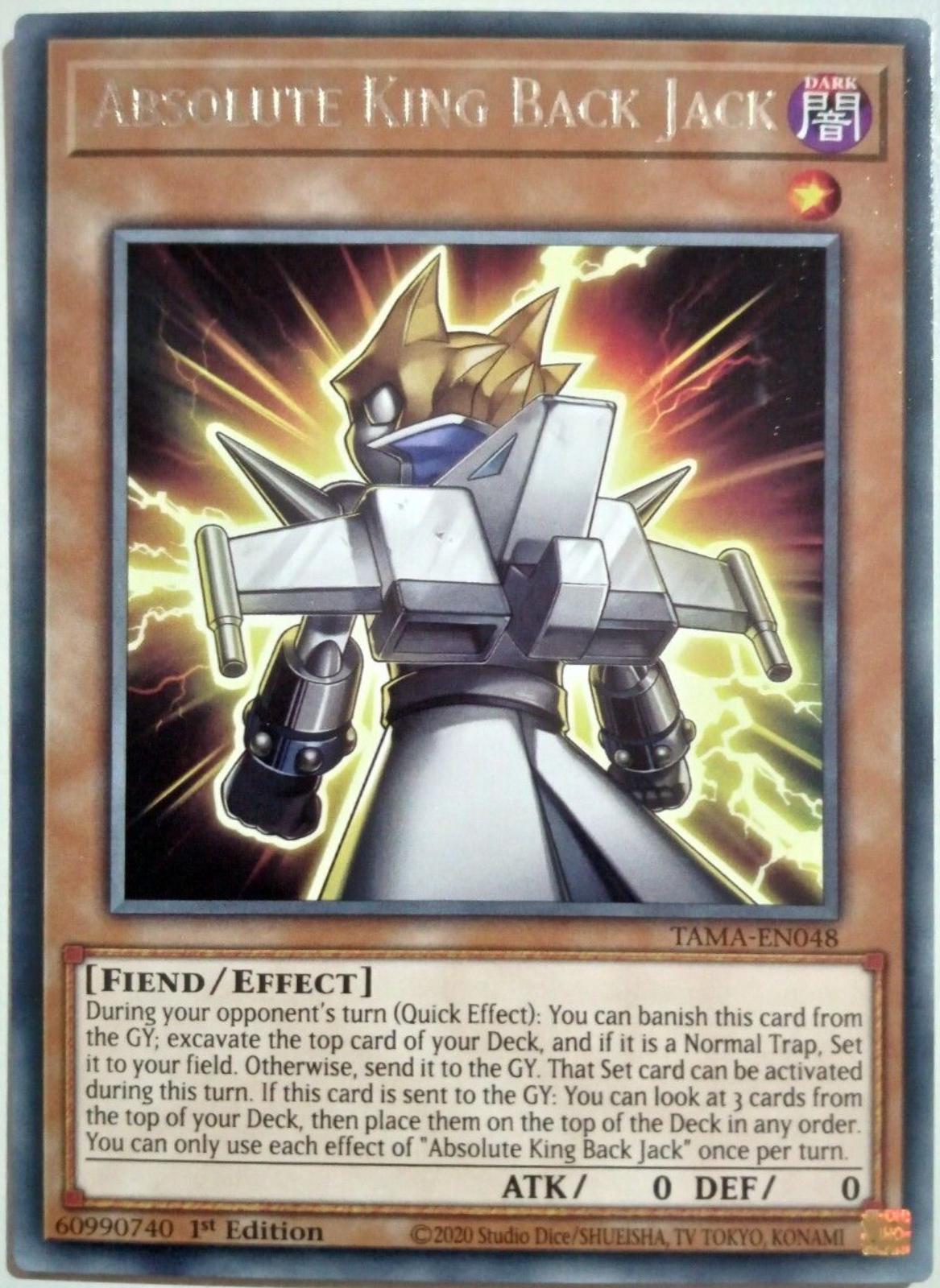 Absolute King Back Jack [1st Edition] TAMA-EN048 YuGiOh Tactical Masters