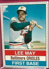 Lee May [Hand Cut] #98 Baseball Cards 1976 Hostess Prices