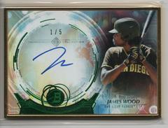 James Wood [SP Variation Emerald] #TCAV-JW Baseball Cards 2022 Bowman Transcendent Autographs Prices