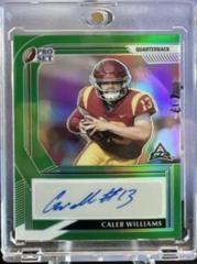 Caleb Williams [Prismatic Green] #PA-CW2 Football Cards 2022 Pro Set Metal Prices