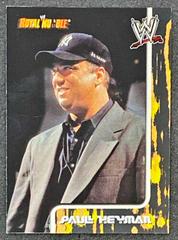 Paul Heyman #38 Wrestling Cards 2002 Fleer WWF Royal Rumble Prices