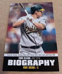 Kurt Suzuki Baseball Cards 2010 Upper Deck Season Biography Prices