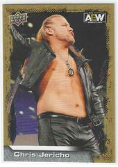 Chris Jericho [Gold] Wrestling Cards 2022 Upper Deck AEW Prices