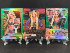 Charlotte Flair [Green Pulsar Prizm] #25 Wrestling Cards 2022 Panini Prizm WWE Next Level Prices
