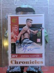 Stephen Thompson [Gold] Ufc Cards 2022 Panini Chronicles UFC Signatures Prices