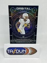 Quentin Johnston [Purple Electric Etch] #14 Football Cards 2023 Panini Obsidian Orbital Prices