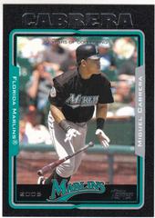 Miguel Cabrera [Black] Baseball Cards 2005 Topps Prices