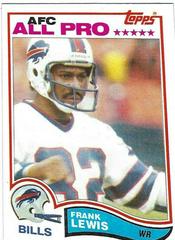 Frank Lewis [All Pro] #30 Football Cards 1982 Topps Prices