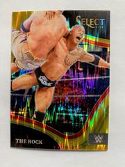 The Rock [Gold Flash] #287 Wrestling Cards 2022 Panini Select WWE Prices