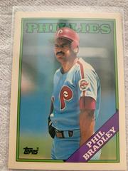 Phil Bradley #18T Baseball Cards 1988 Topps Traded Tiffany Prices