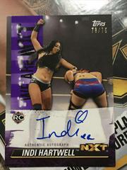 Indi Hartwell [Purple] #A-IH Wrestling Cards 2021 Topps WWE We Are NXT Autographs Prices