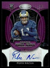 Puka Nacua [Purple Etch] #RRCS-16 Football Cards 2023 Panini Certified Rookie Roll Call Signatures Prices