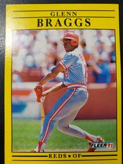 Glenn Braggs #57 Baseball Cards 1991 Fleer Prices