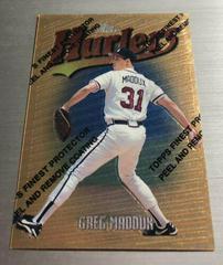 Greg Maddux [w/ Coating] #158 Baseball Cards 1997 Finest Prices
