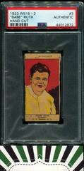 'Babe' Ruth [Hand Cut] #3 Baseball Cards 1923 W515 2 Prices