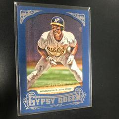 Rickey Henderson [Blue Frame] Baseball Cards 2014 Topps Gypsy Queen Prices