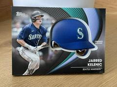 Jarred Kelenic [Black] Baseball Cards 2022 Topps Batting Helmet Relic Prices