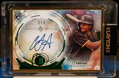 CJ Abrams [Emerald] #TCA-CA Baseball Cards 2022 Bowman Transcendent Autographs Prices