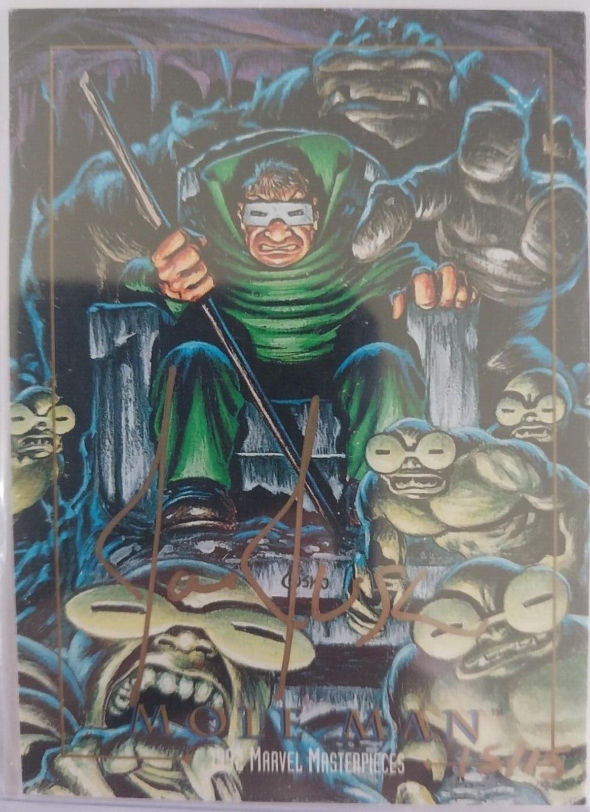 Mole Man [Autograph] #52 Marvel 1992 Masterpieces