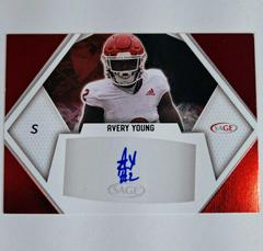 Avery Young [Red] #NLS-AY Football Cards 2023 Sage Next Level Signatures Prices
