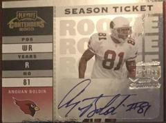 Anquan Boldin [Autograph] #146 Football Cards 2003 Playoff Contenders Prices