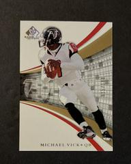 Michael Vick [Gold] #4 Football Cards 2004 SP Game Used Prices