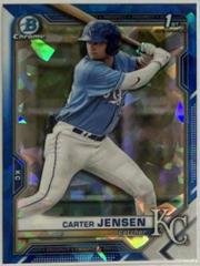 Carter Jensen Baseball Cards 2021 Bowman Draft Sapphire Prices
