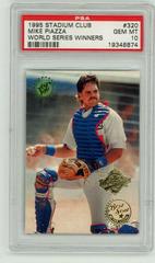 Mike Piazza [World Series Winners] Baseball Cards 1995 Stadium Club Prices