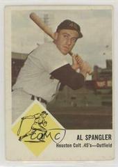 Al Spangler #39 Baseball Cards 1963 Fleer Prices