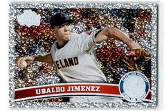 Ubaldo Jimenez [Cognac Diamond Anniversary] #US108 Baseball Cards 2011 Topps Update Prices