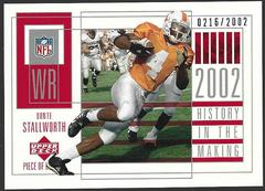 Donte Stallworth #130 Football Cards 2002 Upper Deck Piece of History Prices