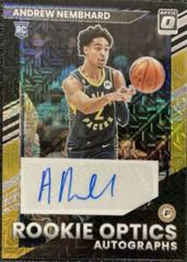 Andrew Nembhard [Choice Black Gold] #ROA-ANH Basketball Cards 2022 Panini Donruss Optic Rookie Autographs Prices