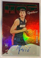 Nikola Jovic [Green] Basketball Cards 2022 Panini Hoops Hot Signatures Rookies Prices
