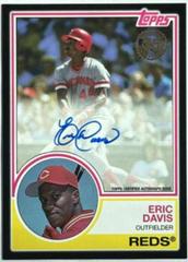 Eric Davis [Black] Baseball Cards 2018 Topps 1983 Baseball Autographs Prices