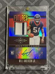 Will Anderson Jr. [Sapphire] #FAPS-1 Football Cards 2023 Panini Legacy Futures Patch Autographs Prices