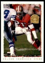 Deion Sanders [Panthers Inaugural] Football Cards 1995 Topps Prices