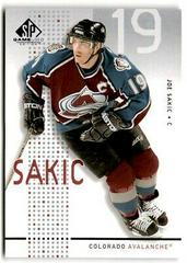 Joe Sakic Hockey Cards 2002 SP Game Used Prices