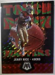 Jerry Rice [Reactive Green] Football Cards 2020 Panini Mosaic Touchdown Masters Prices