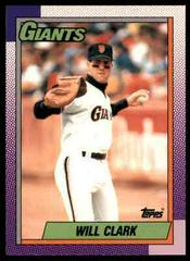 Will Clark #100 Baseball Cards 1990 Topps Tiffany Prices