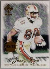 Jerry Rice [Premiere Date] #86 Football Cards 2000 Pacific Private Stock Prices