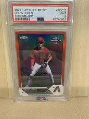 Druw Jones [Red] #PDC-25 Baseball Cards 2023 Topps Pro Debut Chrome Prices
