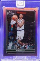 RJ Barrett [Purple] #3 Basketball Cards 2021 Panini One and One Prices