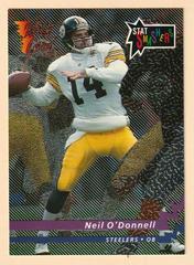 Neil O'Donnell #CSS-108 Football Cards 1993 Wild Card Stat Smashers Prices