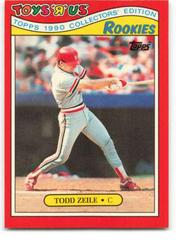 Todd Zeile #33 Baseball Cards 1990 Toys R US Rookies Prices