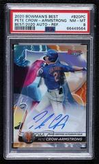 Pete Crow Armstrong [Refractor] Baseball Cards 2020 Bowman's Best of 2020 Autographs Prices